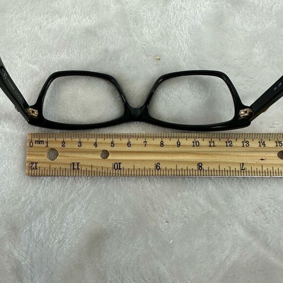 Gucci Women's Eyeglasses Style 3562 Rectangular Frame Black Secretary Academia - Picture 5 of 8